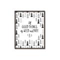 Picture of Good Things are Wild & Free _GroupedProduct_Rectangle_Portrait_Mini_ _GroupedProduct_Rectangle_Portrait_Canvas_Framed_