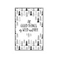Picture of Good Things are Wild & Free _GroupedProduct_Rectangle_Portrait_Mini_ _GroupedProduct_Rectangle_Portrait_Canvas_Framed_