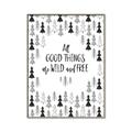 Picture of Good Things are Wild & Free _GroupedProduct_Rectangle_Portrait_Mini_ _GroupedProduct_Rectangle_Portrait_Canvas_Framed_
