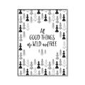 Picture of Good Things are Wild & Free _GroupedProduct_Rectangle_Portrait_Mini_ _GroupedProduct_Rectangle_Portrait_Canvas_Framed_