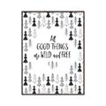 Picture of Good Things are Wild & Free _GroupedProduct_Rectangle_Portrait_Mini_ _GroupedProduct_Rectangle_Portrait_Canvas_Framed_