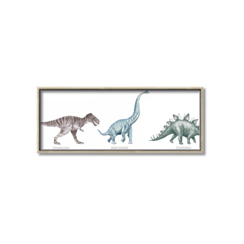 Picture of Trio Dino _GroupedProduct_Panel_Landscape_Mini_ _GroupedProduct_Panel_Landscape_Canvas_Framed_