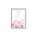 Picture of Be a Wild Flower _GroupedProduct_Rectangle_Portrait_Mini_ _GroupedProduct_Rectangle_Portrait_Canvas_Framed_