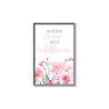 Picture of Be a Wild Flower _GroupedProduct_Rectangle_Portrait_Mini_ _GroupedProduct_Rectangle_Portrait_Canvas_Framed_