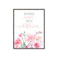 Picture of Be a Wild Flower _GroupedProduct_Rectangle_Portrait_Mini_ _GroupedProduct_Rectangle_Portrait_Canvas_Framed_
