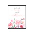 Picture of Be a Wild Flower _GroupedProduct_Rectangle_Portrait_Mini_ _GroupedProduct_Rectangle_Portrait_Canvas_Framed_