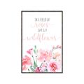 Picture of Be a Wild Flower _GroupedProduct_Rectangle_Portrait_Mini_ _GroupedProduct_Rectangle_Portrait_Canvas_Framed_