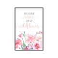 Picture of Be a Wild Flower _GroupedProduct_Rectangle_Portrait_Mini_ _GroupedProduct_Rectangle_Portrait_Canvas_Framed_