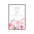 Picture of Be a Wild Flower _GroupedProduct_Rectangle_Portrait_Mini_ _GroupedProduct_Rectangle_Portrait_Canvas_Framed_