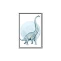 Picture of Brontosaurus _GroupedProduct_Rectangle_Portrait_Mini_ _GroupedProduct_Rectangle_Portrait_Canvas_Framed_
