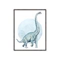 Picture of Brontosaurus _GroupedProduct_Rectangle_Portrait_Mini_ _GroupedProduct_Rectangle_Portrait_Canvas_Framed_