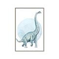 Picture of Brontosaurus _GroupedProduct_Rectangle_Portrait_Mini_ _GroupedProduct_Rectangle_Portrait_Canvas_Framed_