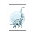 Picture of Brontosaurus _GroupedProduct_Rectangle_Portrait_Mini_ _GroupedProduct_Rectangle_Portrait_Canvas_Framed_