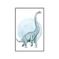 Picture of Brontosaurus _GroupedProduct_Rectangle_Portrait_Mini_ _GroupedProduct_Rectangle_Portrait_Canvas_Framed_