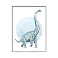 Picture of Brontosaurus _GroupedProduct_Rectangle_Portrait_Mini_ _GroupedProduct_Rectangle_Portrait_Canvas_Framed_