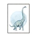 Picture of Brontosaurus _GroupedProduct_Rectangle_Portrait_Mini_ _GroupedProduct_Rectangle_Portrait_Canvas_Framed_
