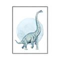 Picture of Brontosaurus _GroupedProduct_Rectangle_Portrait_Mini_ _GroupedProduct_Rectangle_Portrait_Canvas_Framed_