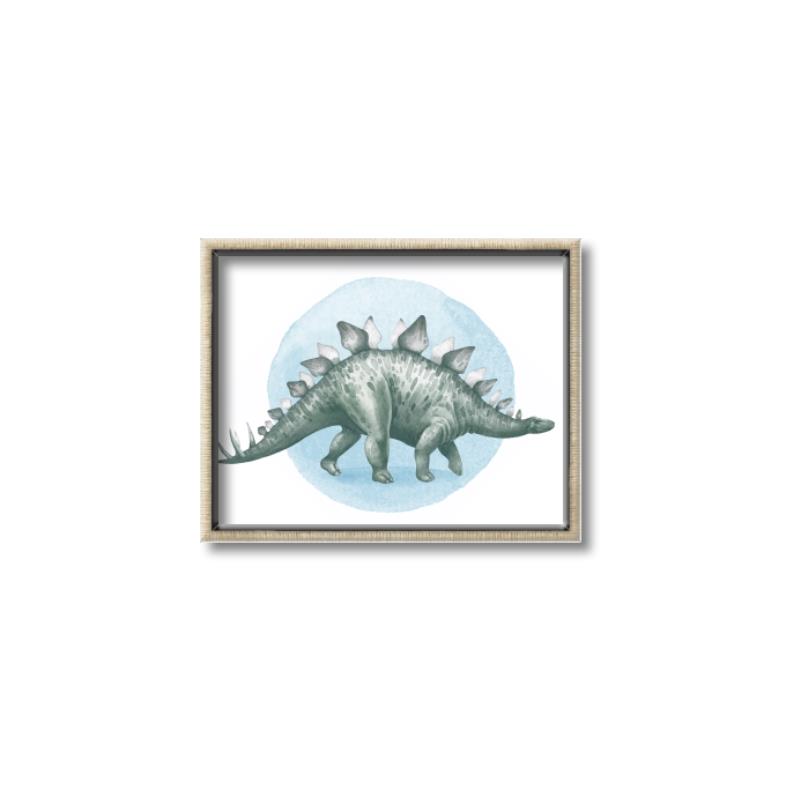 Picture of Stegosaurus _GroupedProduct_Rectangle_Landscape_Mini_ _GroupedProduct_Rectangle_Landscape_Canvas_Framed_