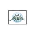 Picture of Stegosaurus _GroupedProduct_Rectangle_Landscape_Mini_ _GroupedProduct_Rectangle_Landscape_Canvas_Framed_