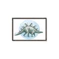 Picture of Stegosaurus _GroupedProduct_Rectangle_Landscape_Mini_ _GroupedProduct_Rectangle_Landscape_Canvas_Framed_