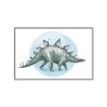 Picture of Stegosaurus _GroupedProduct_Rectangle_Landscape_Mini_ _GroupedProduct_Rectangle_Landscape_Canvas_Framed_
