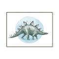 Picture of Stegosaurus _GroupedProduct_Rectangle_Landscape_Mini_ _GroupedProduct_Rectangle_Landscape_Canvas_Framed_