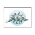 Picture of Stegosaurus _GroupedProduct_Rectangle_Landscape_Mini_ _GroupedProduct_Rectangle_Landscape_Canvas_Framed_