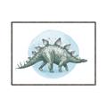 Picture of Stegosaurus _GroupedProduct_Rectangle_Landscape_Mini_ _GroupedProduct_Rectangle_Landscape_Canvas_Framed_