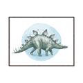 Picture of Stegosaurus _GroupedProduct_Rectangle_Landscape_Mini_ _GroupedProduct_Rectangle_Landscape_Canvas_Framed_