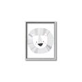 Picture of Gray Lion _GroupedProduct_Rectangle_Portrait_Mini_ _GroupedProduct_Rectangle_Portrait_Canvas_Framed_