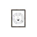 Picture of Gray Lion _GroupedProduct_Rectangle_Portrait_Mini_ _GroupedProduct_Rectangle_Portrait_Canvas_Framed_