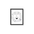 Picture of Gray Lion _GroupedProduct_Rectangle_Portrait_Mini_ _GroupedProduct_Rectangle_Portrait_Canvas_Framed_