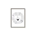 Picture of Gray Lion _GroupedProduct_Rectangle_Portrait_Mini_ _GroupedProduct_Rectangle_Portrait_Canvas_Framed_