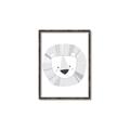 Picture of Gray Lion _GroupedProduct_Rectangle_Portrait_Mini_ _GroupedProduct_Rectangle_Portrait_Canvas_Framed_