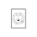 Picture of Gray Lion _GroupedProduct_Rectangle_Portrait_Mini_ _GroupedProduct_Rectangle_Portrait_Canvas_Framed_