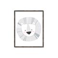 Picture of Gray Lion _GroupedProduct_Rectangle_Portrait_Mini_ _GroupedProduct_Rectangle_Portrait_Canvas_Framed_