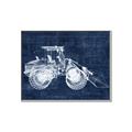 Picture of Tractor Blueprint l _GroupedProduct_Rectangle_Landscape_Mini_ _GroupedProduct_Rectangle_Landscape_Canvas_Framed_