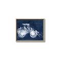 Picture of Tractor Navy I  _GroupedProduct_Rectangle_Landscape_Mini_ _GroupedProduct_Rectangle_Landscape_Canvas_Framed_