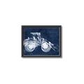 Picture of Tractor Navy I  _GroupedProduct_Rectangle_Landscape_Mini_ _GroupedProduct_Rectangle_Landscape_Canvas_Framed_