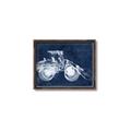 Picture of Tractor Navy I  _GroupedProduct_Rectangle_Landscape_Mini_ _GroupedProduct_Rectangle_Landscape_Canvas_Framed_