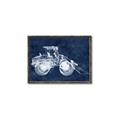 Picture of Tractor Navy I  _GroupedProduct_Rectangle_Landscape_Mini_ _GroupedProduct_Rectangle_Landscape_Canvas_Framed_