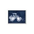 Picture of Tractor Navy I  _GroupedProduct_Rectangle_Landscape_Mini_ _GroupedProduct_Rectangle_Landscape_Canvas_Framed_