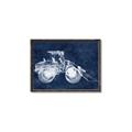 Picture of Tractor Navy I  _GroupedProduct_Rectangle_Landscape_Mini_ _GroupedProduct_Rectangle_Landscape_Canvas_Framed_