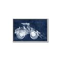 Picture of Tractor Navy I  _GroupedProduct_Rectangle_Landscape_Mini_ _GroupedProduct_Rectangle_Landscape_Canvas_Framed_