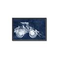 Picture of Tractor Navy I  _GroupedProduct_Rectangle_Landscape_Mini_ _GroupedProduct_Rectangle_Landscape_Canvas_Framed_
