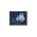 Picture of Tractor Blueprint ll _GroupedProduct_Rectangle_Landscape_Mini_ _GroupedProduct_Rectangle_Landscape_Canvas_Framed_
