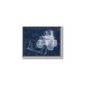 Picture of Tractor Blueprint ll _GroupedProduct_Rectangle_Landscape_Mini_ _GroupedProduct_Rectangle_Landscape_Canvas_Framed_