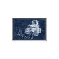 Picture of Tractor Blueprint ll _GroupedProduct_Rectangle_Landscape_Mini_ _GroupedProduct_Rectangle_Landscape_Canvas_Framed_