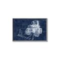 Picture of Tractor Blueprint ll _GroupedProduct_Rectangle_Landscape_Mini_ _GroupedProduct_Rectangle_Landscape_Canvas_Framed_