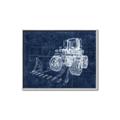 Picture of Tractor Blueprint ll _GroupedProduct_Rectangle_Landscape_Mini_ _GroupedProduct_Rectangle_Landscape_Canvas_Framed_